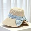 Cotton and Linen Big Eaves Fisherman Hat Children's New Summer Outdoor Travel Versatile Sun Hat Sunscreen Basin Hat