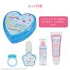 Shobido Sanrio Heart Case Cosmetic Set for Lip and Nail featuring Sanrio Characters Kids, Care, (Cinnamoroll)
