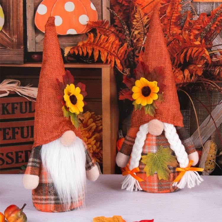 Thanksgiving Gnomes Swedish Gnomes Ornaments Holiday Home Table Fall Decorations