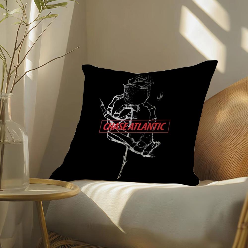 R&B Band C-Chase Atlantic Music Pillow Case Pattern Printed Pillowcase For Living Room Sofa Cushion Cover & Bedroom Decor