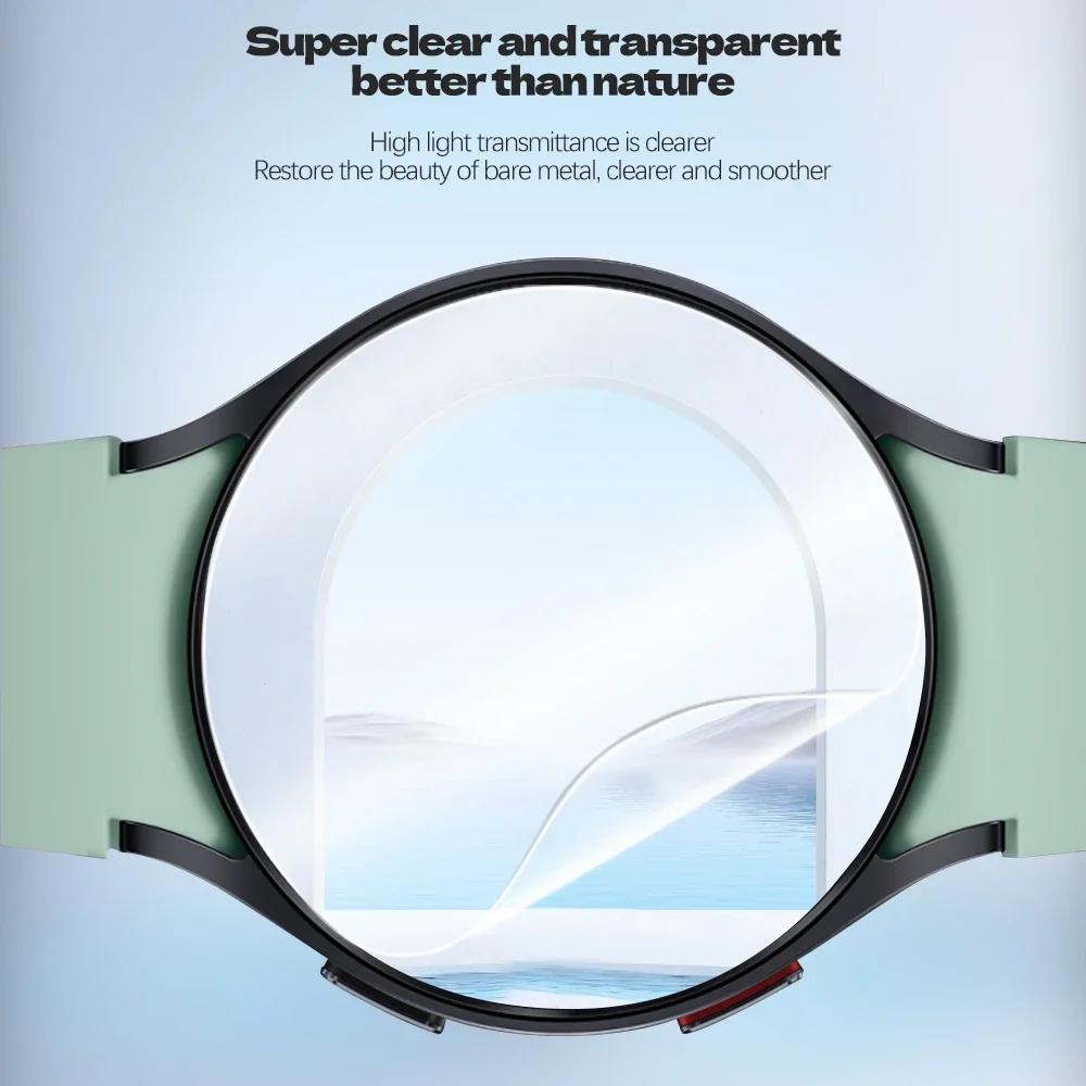 1-4KS Chránič obrazovky Pro Samsung Galaxy Watch 6 40 44 mm Classic 43mm 47mm Hydrogelová fólie Příslušenství Galaxy Watch 6 Ne sklo