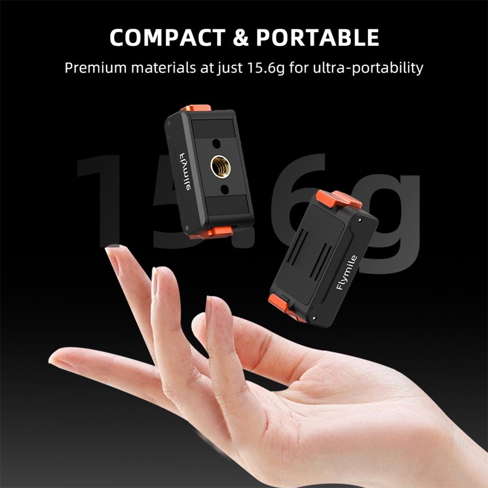 Magnetic Quick Release Base for DJI Action 4/5 Pro Extension Mount Adapter Holder Bracket 1/4 Folding Adapter Camera Accessories