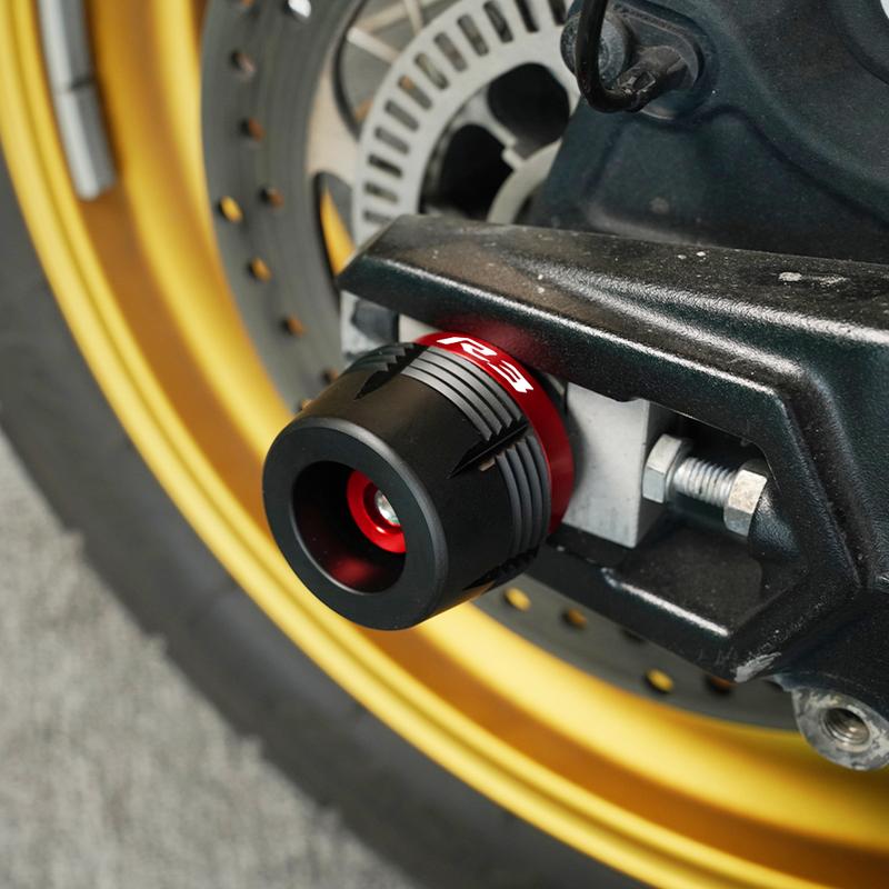 For Yamaha R3 YZF-R3 Yzfr3 2015-2022 2023 2024 2025 Motorcycle Accessories Front Rear Wheel Axle Fork Crash Slider Protector R3
