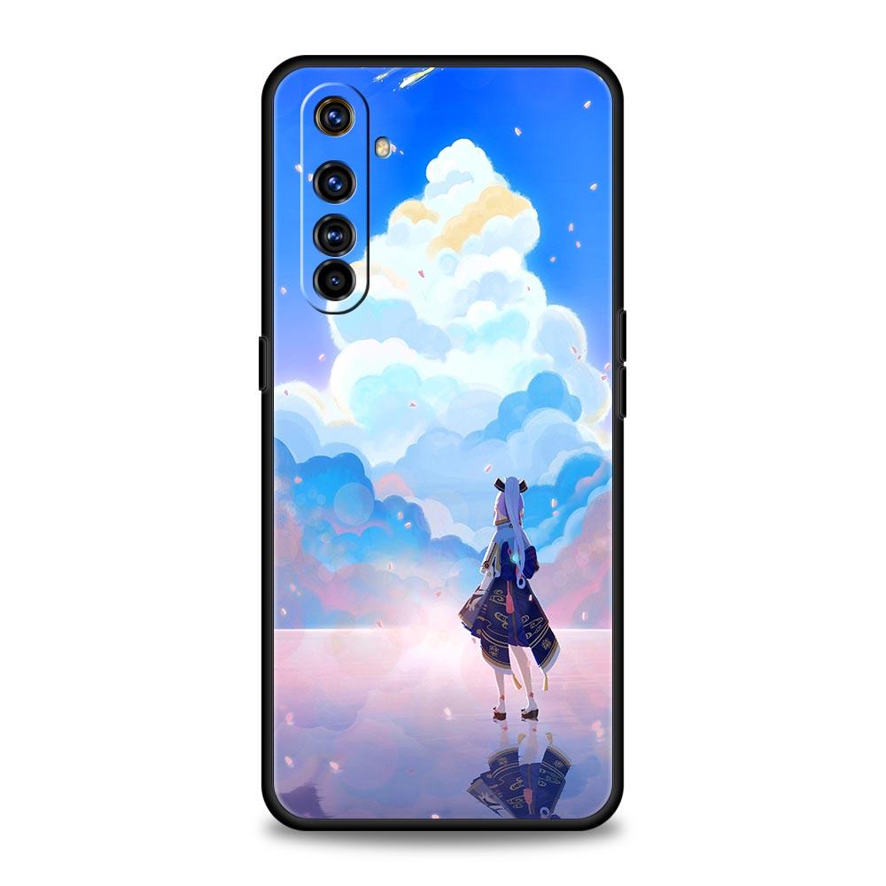 Phone Case For Realme 12 11 10 9 8 5G 7 6 GT5 GT3 GT2 Pro Plus C21 C11 C25 C35 GT Neo 2 3 3T 5 Cover Genshin Impact Landscape