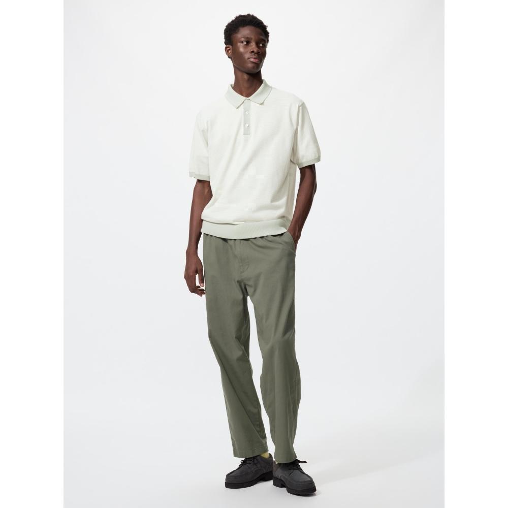 Uniqlo Japan Washable Knit Polo Sweater