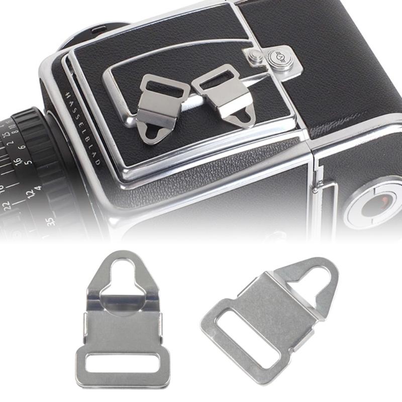 Stainless Steel Camera Strap Buckle Lugs Strap Adapter for 203, 205, 500C, 500cm, 501cm Medium Format Cameras