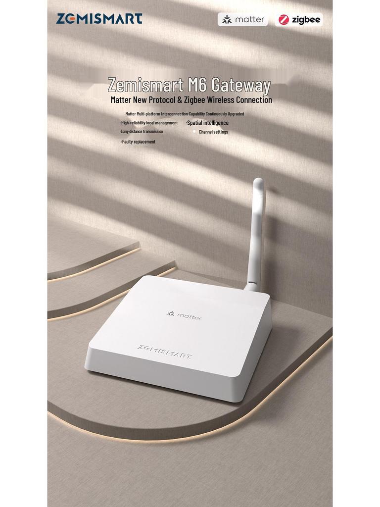 Tuya Zigbee Whole-House Smart Hub with Antenna and HomeKit Compatibility