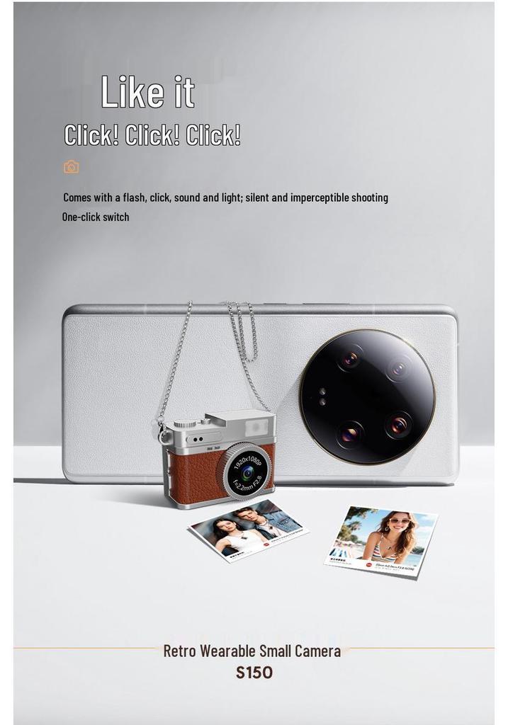 Retro Mini Digital Camera for Photos and Vlogs - Portable Student Campus Card Camera, Ideal for Gifts