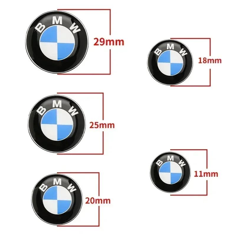 E60 E93 2025 Hot Car For BMW Epoxy/Aluminum Car  Label Decal Badge Covers Logo stickers 11 18 20 25 29mm for Bmw E46 E90 E60 F10