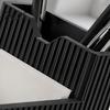 Stabiler Stiftehalter 3D-gedruckter Halter, 2-in-1 Ständer & Klebrige Desktop-Dekoration Notizblöcke Multifunktionaler Organizer für Zuhause Büro Arbeitszimmer Stabil