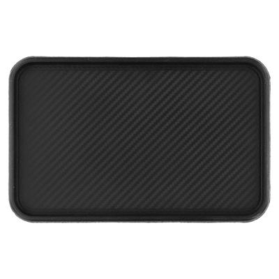 Car Front Dashboard Silicone Non-Slip Storage Catcher Pad Mat 200x128mm Auto Interior Dashboard Sticky Pad Cushion Accessories