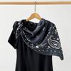 Thin Square Scarf Breathable Square Handkerchief Fashion Small Scarves  Summer