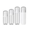 100/120/150ml White PET Lotion Bottle Fine Mist Spray Bottle Capsule Shaped Sub-bottle Round Spray Lotion Refillable Bottles