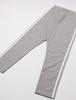 adidas Essentials Single Jersey Medium Gray 3-Stripes High-Waisted Leggings, ENL02, Women's, Heather/White (IC7152)
