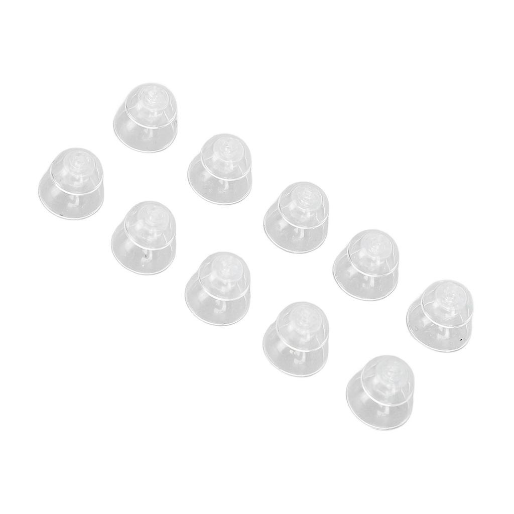 10 Pcs Sound Amplifier Dome Soft Silicone Anti Static Dual Layer Closed Sound Aid Tips