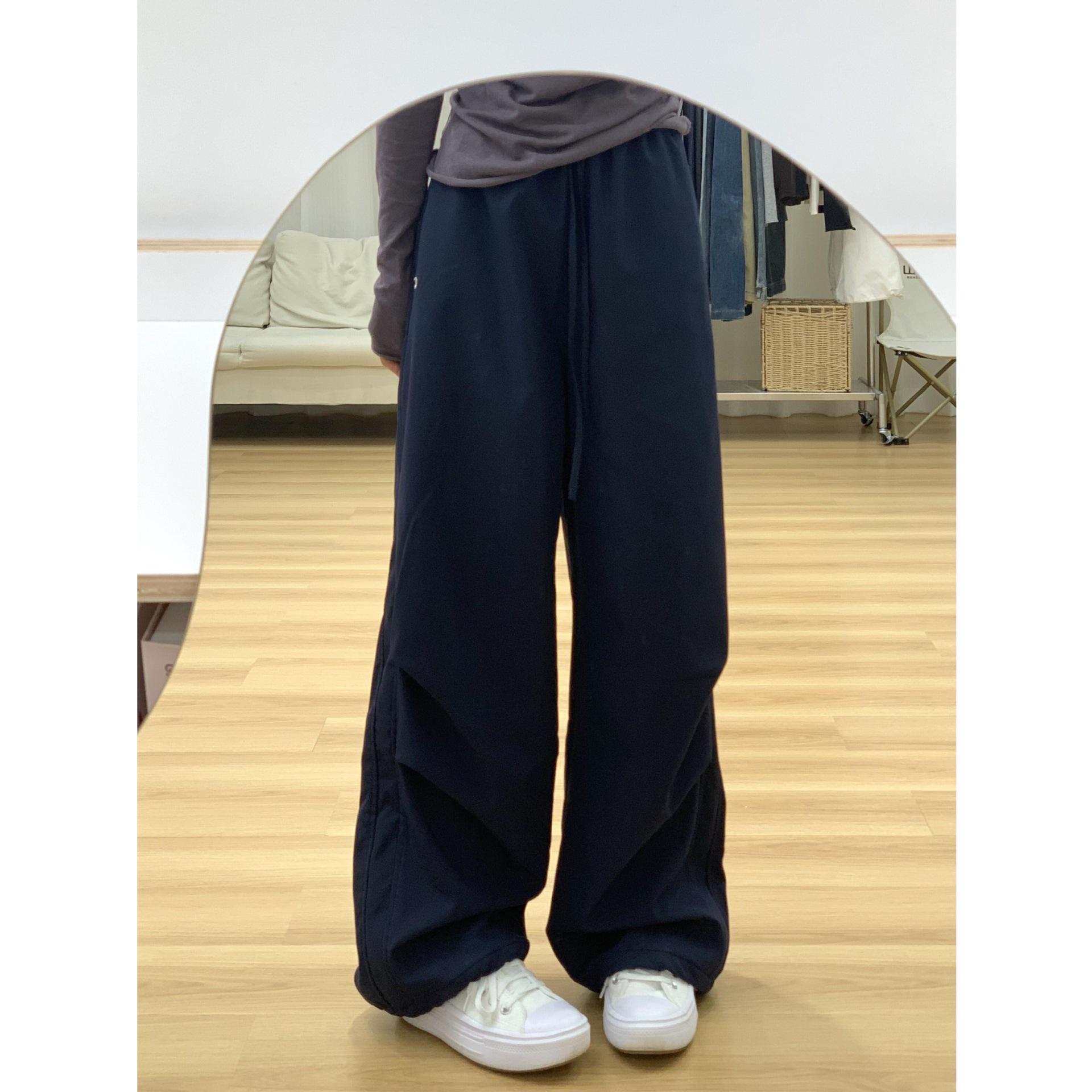 

Women s High-Waist Wide-Leg Cargo Pants - Trendy, Versatile, Slimming Autumn/Winter 2025 Collection S