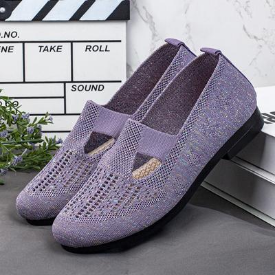 Lente Zomer Ademende Mesh Pompen Dames Holle Ademende Sandalen Gat Strandschoenen