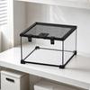 Ventilated Reptile Cage Easy To Clean Glass Enclosure with Mesh Top