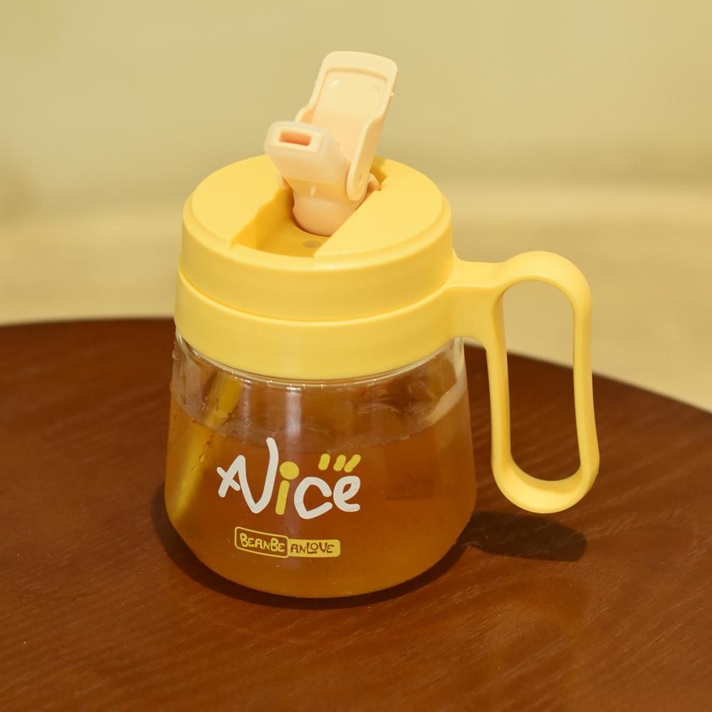 

1 шт. Пластиковая бутылка для воды Tritan объемом 600 мл с крышкой-поилкой и переносной ручкой, не содержит BPA, можно мыть в посудомоечной машине, 20 унций 600ml