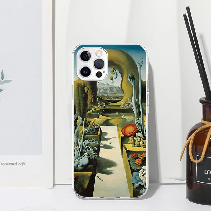 Salvador Dali Art Phone Case For Iphone 17 Air 16 15 Plus 16E 14 Pro Max 13 Mini 12 11 7 8 SE Fundas Soft Back Cover 17 Air 16 1