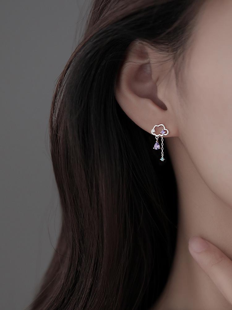 2022 Trend: Women's Light Luxury Cloud Earrings with 925 Silver Needle
