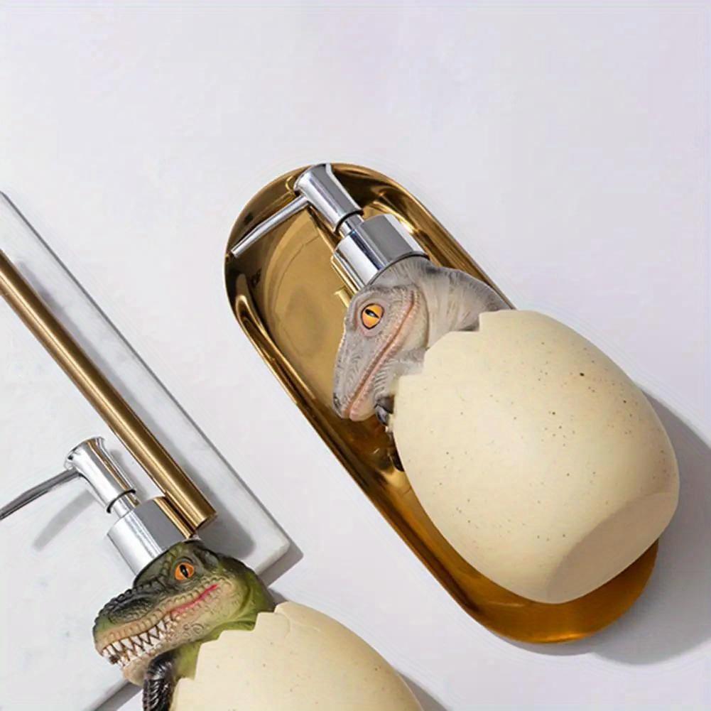 Dozownik do balsamu o dużej pojemności 560 ml, uroczy dinozaur, napełniana pusta butelka, pojemnik na szampon do rąk, artykuły łazienkowe