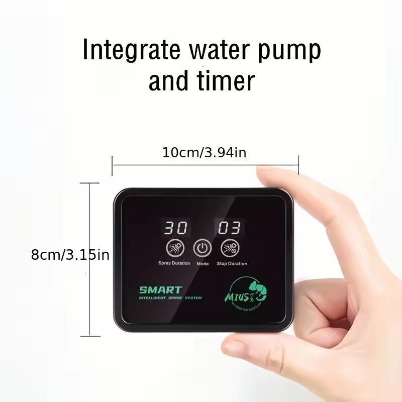 Intelligent Reptile Fogger Terrariums Humidifier Electronic Timer Automatic Mist Rainforest Spray System Kit Sprinkler Control