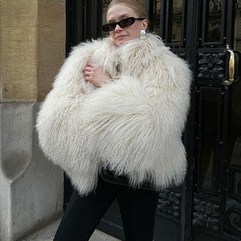

Зимние теплые куртки из искусственного меха, женские повседневные короткие кардиганы, искусственный мех, пальто для женщин, утолщенная свободная куртка из искусственного меха L белый