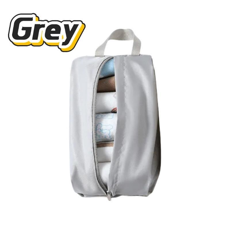 

Underwear Storage Bag Travel Organizer Bags Storage Bag Bra Underwear Socks Sorting Bag Wear-resistant Makeup Bags 1pcs серый