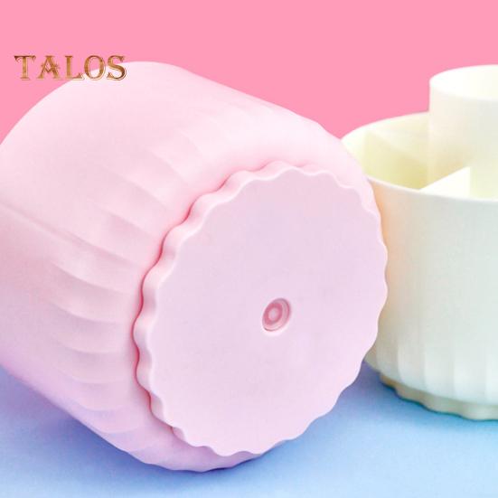 1/2 buc. Organizator de birou rotativ la 360 de grade Suport de stilou robust pentru desktop 5 sloturi Baza anti-alunecare Depozitare la birou Organizator de creion care economisește spațiu