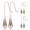 Fashion Creative Water Drop Stainless Steel Earrings For Women