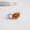 Adjustable Rhinestone Open Ring Colorful Knuckle Ring Trendy Y2K Stackable Ring  Women Girls