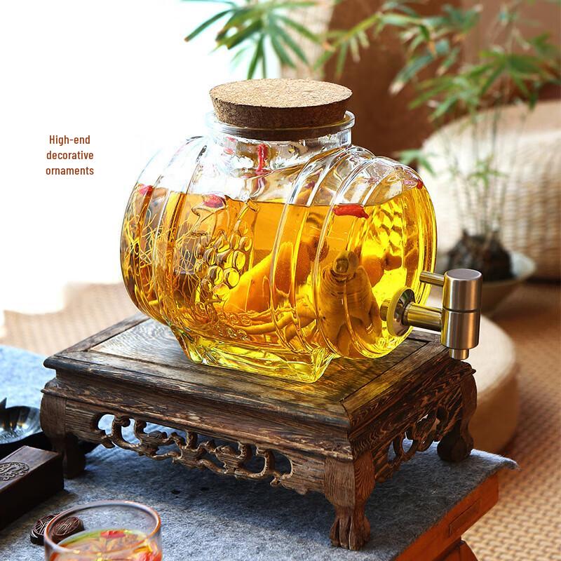 Weiyi 5L Thickened Glass Fermentation Jar with Faucet