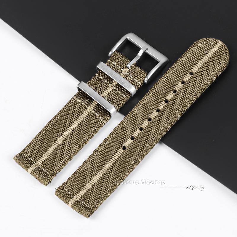 20mm 22mm Nylon Watch Strap Soft Nylon Sport Replacement Band Quick Release Universal Canvas Bracelet Watchband for Seiko Bands