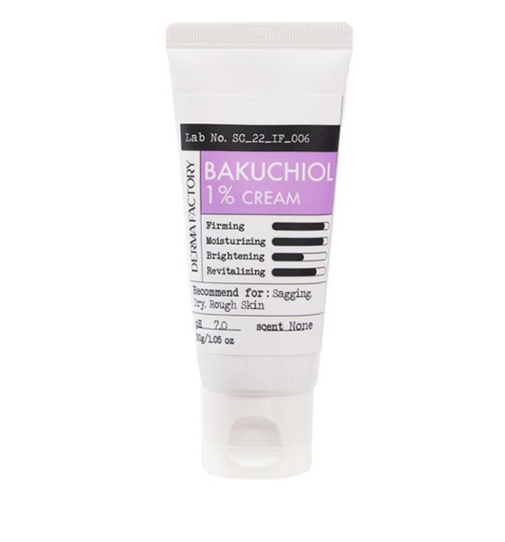 The Derma Factory Bakuchiol 1% Cream 30g – Retinol Alternative for Sensitive Skin