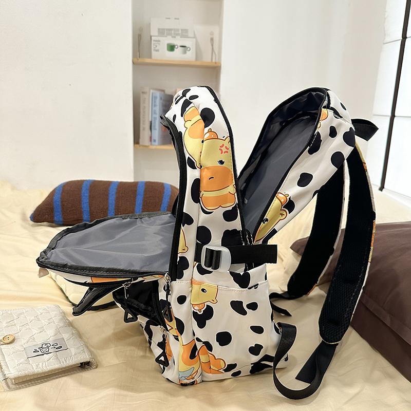 Cartoon Student Schoolbag Large Capacity Lightweight Women's Backpack with Coin Purse