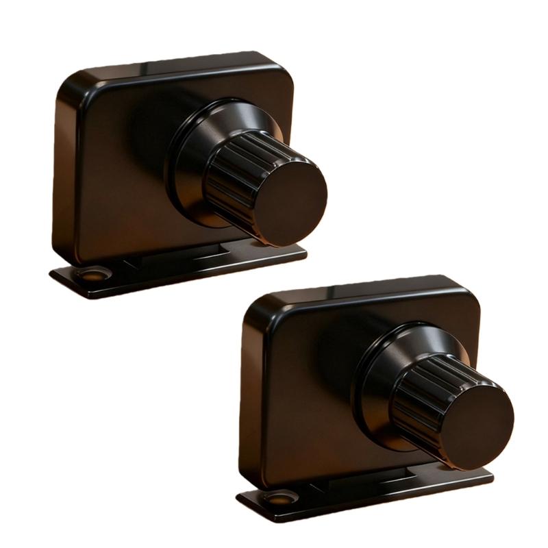 2pcs Modern Zincs Alloys Glass Door Lock Easy Installation for Display Cabinets Enhancing Security and Aesthetic Appeal in Various Spaces