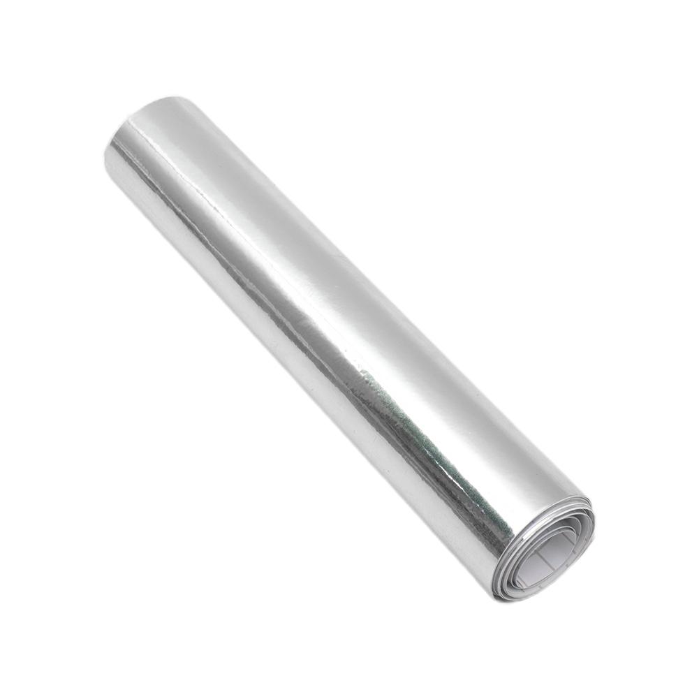 Vinyl Bildekal Wrap Dekal Rulle 8x60 tum Ersättning Auto PVC Silver