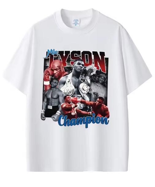 Mike Tyson Graphic TShirt Unisex Unisex Casual Vintage Short Sleeve T Shirt Male Hip Hop Round Neck TShirts Gothic Rock Streetwear