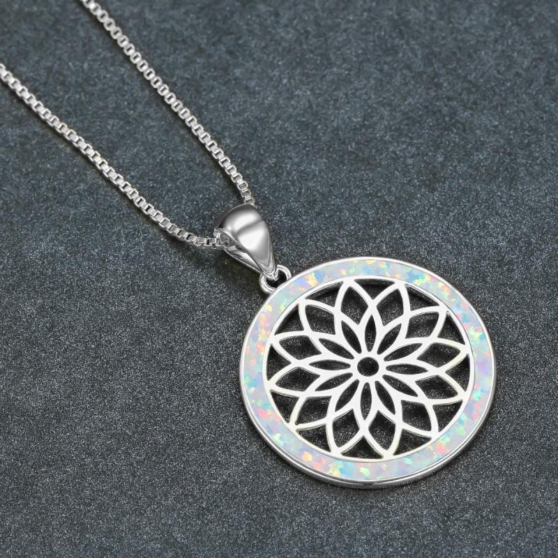 ins wind gold platinum blue and white opal size turtle mother and son hollowed out heart-shaped women s versatile necklace
