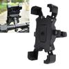Motorcycle Phone Mount Shock Absorbing 360 Degree Rotatable Motorcycle Cell Phone Holder for Electric Bike Handlebar