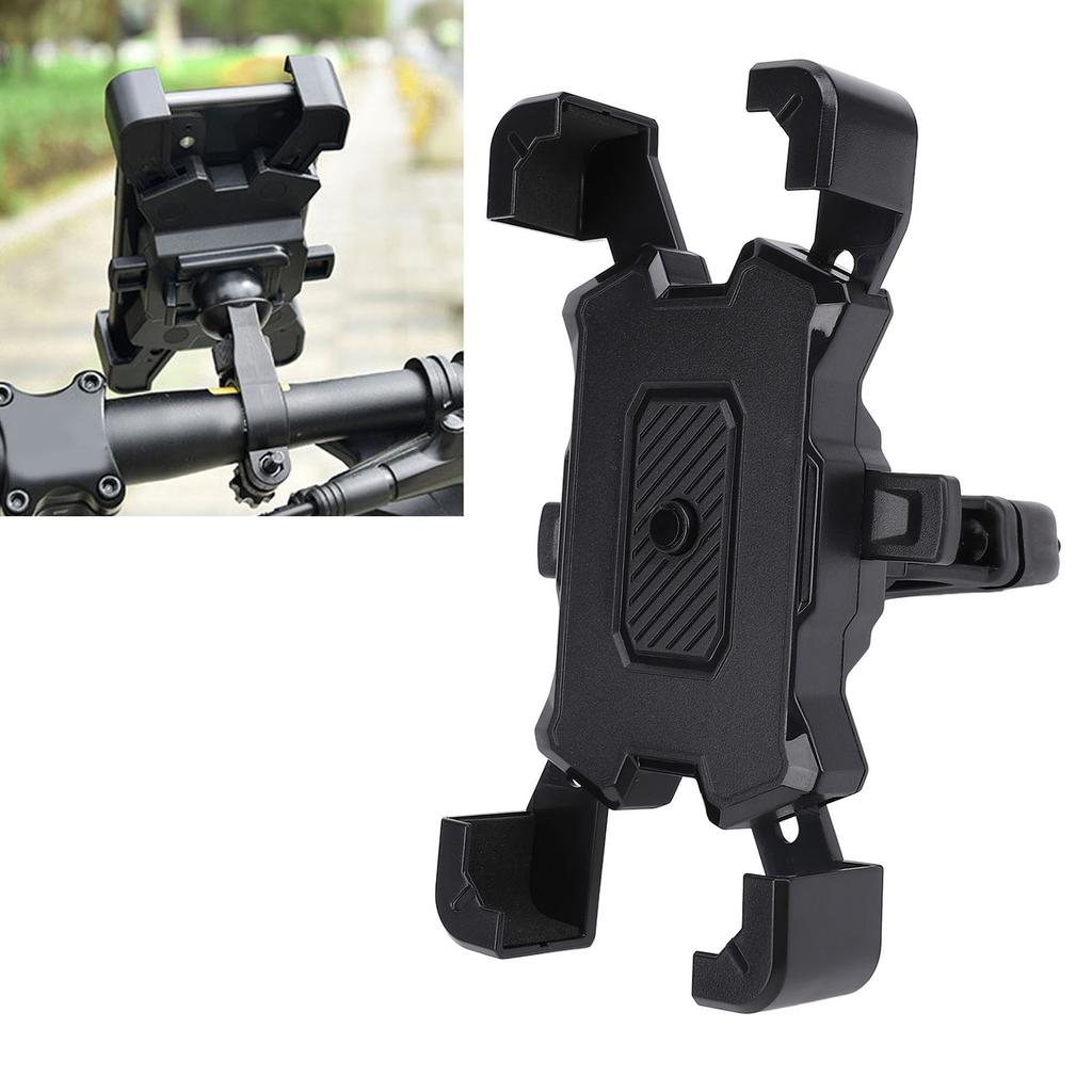 Motorcycle Phone Mount Shock Absorbing 360 Degree Rotatable Motorcycle Cell Phone Holder for Electric Bike Handlebar