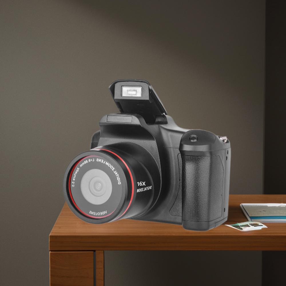1080P 16MP Digital Camera 16X Zoom Vlogging Camera with 2.4 Inch LCD Screen Video Recorder for Photography and Video