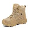 Men's Plus Size High-Top Outdoor Combat Boots - Non-slip Desert Hiking Shoes