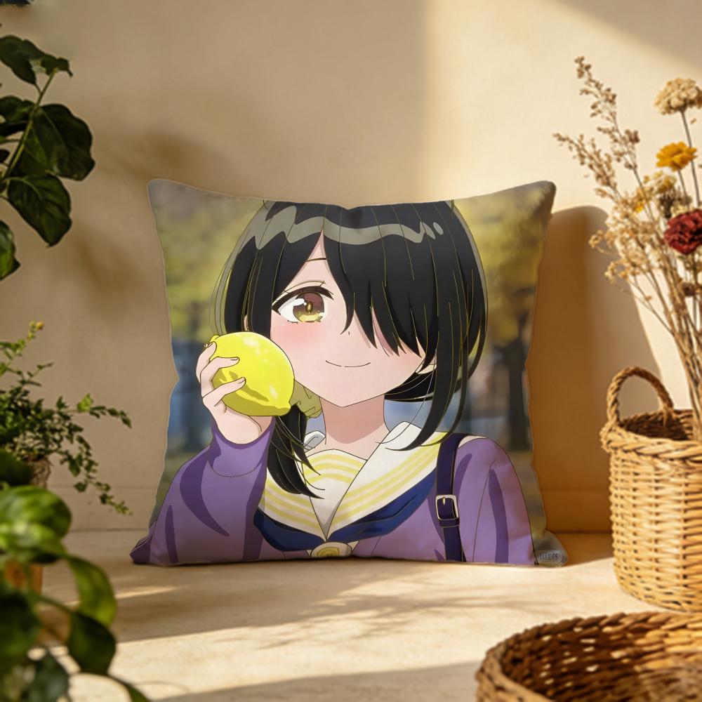 

Stylish Sshiunji ke no Kodomo tachied Cushion Cover Versatile DoubleSided Pillow Case Fit for Sofa Bed Car Daily Decor 30X30cm