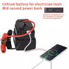 Portable Car Battery Jump Starter For Makita Lithium Battery Jumper Box Dual USB Battery Pack Quick Charging Automotive Booster