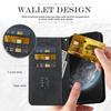 Coque pour Samsung Galaxy A13 5G et Galaxy A04s, Noir, Protection folio Effet Cuir, Support Intégré + 2 Verres Trempés