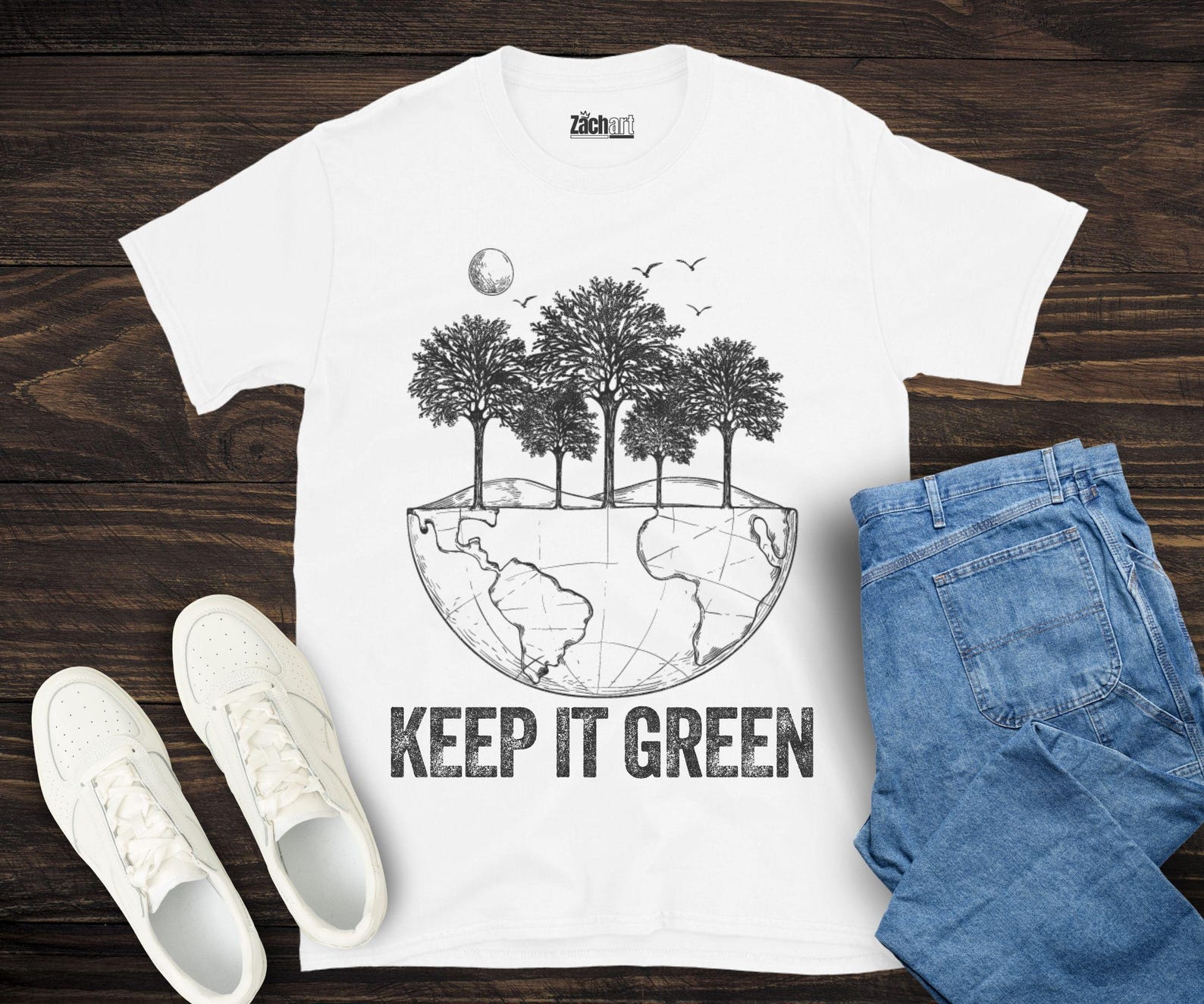 Keep It Green Earth Day Shirt, Eco Friendly Shirt, Save The Planet Shirt, Sustainable Shirt, Earth Day 2025 Shirt, Environmental Shirt S