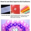 100pcs/Roll Transparent Dots Glue Removable Double Sided Tape Adhesive for Paste Scrapbook Journal Photo Memo Pad Household