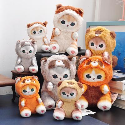 Original Mofusand Long Tailed Animals Series Plush Doll Cute Shark Cat Soft Doll Kawaii Stuffed Plushie Toy Gift For Kids